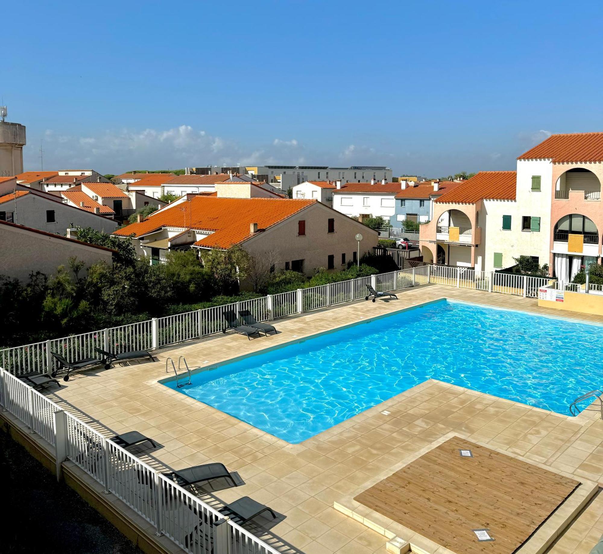 Appartement 4 Personnes Piscine 300 Plage 4Pb287 Le Barcarès Exterior foto